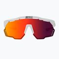 SCICON Aeroshade Kunken weiß glänzend/scnpp multimirror rot Fahrradbrille EY31060800 3