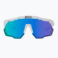 SCICON Aeroshade Kunken weiß glänzend/scnpp multimirror blau Fahrradbrille EY31030800 3