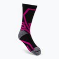 Skisocken Mico Medium Weight X-Performance X-C Ski schwarz-rosa CA146