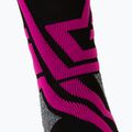 Skisocken Mico Medium Weight X-Performance X-C Ski schwarz-rosa CA146 3