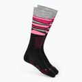 Damen Skisocken Mico Light Weight Superthermo Natural Merino Ski black/fluorescent fuchsia