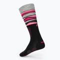Damen Skisocken Mico Light Weight Superthermo Natural Merino Ski black/fluorescent fuchsia 2