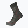 Trekkingsocken Mico Light Weight Extra Dry Hike Crew grau CA369