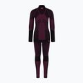 Damen Thermounterwäsche Mico Extra Dry Kit schwarz-rosa BX2826