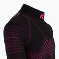 Damen Thermounterwäsche Mico Extra Dry Kit schwarz-rosa BX2826 5