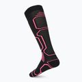 Skisocken Mico Medium Weight Warm Control Ski black fluorescent fuchsia 2
