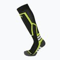 Skisocken für Kinder Mico Medium Weight Warm Control Ski nero giallo fluo