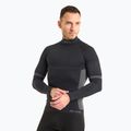Herren Thermoaktivshirt Mico M1 Mock Neck nero