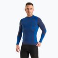 Herren Mico Warm Control Rundhalsausschnitt Thermo-T-Shirt blau IN01850