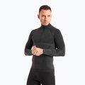 Herren-Thermoaktivshirt Mico Warm Control Zip Neck nero