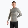 Herren Thermoaktivshirt Mico Odor Zero Rundhals grigio