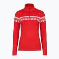 Thermoaktiver Sweatshirt Hoodie Damen Newland Hilde Half Zip red/white