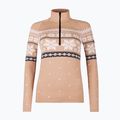 Thermoaktiver Sweatshirt Hoodie Damen Newland Isalind Half Zip biscuit/white