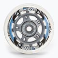 Rollerblade-Räder mit Lagern FILA Wheels+A5+Alus 6mm white