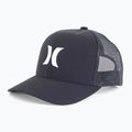 Hurley Del Mar Trucker Herren Baseballkappe reines Platin/Schwarz