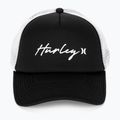 Hurley Icon Script Trucker schwarz/weiss Damen Baseballkappe 2