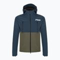 Herren Northwave Easy Out Softshell tiefblau / waldgrün Fahrradjacke