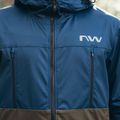 Herren Northwave Easy Out Softshell tiefblau / waldgrün Fahrradjacke 9