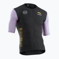 Herren Northwave Extreme Evo schwarz/lila Fahrradtrikot