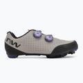 Herren MTB-Radschuhe Northwave Rebel 3 sand/dunkel lila 2