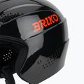 Kinder-Skihelm Briko Elias Jr shiny black/orange 7