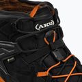 Trekkingschuhe Herren AKU Rock Dfs Mid GTX schwarz-orange 718-18 9