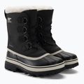 Damen-Trekkingstiefel Sorel Caribou schwarz/stone 4