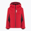 Skijacke Kinder Colmar dunkelrot-schwarz 319B