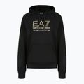 Herren EA7 Emporio Armani Zug Sichtbarkeit Hoodie schwarz / gold