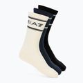 EA7 Emporio Armani Zug Socken Schwamm 3 Paar schwarz / Vanilleeis / armani blu