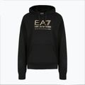 Herren EA7 Emporio Armani Zug Sichtbarkeit Hoodie schwarz/gold