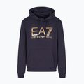 Herren EA7 Emporio Armani Zug Logo Serie Big Logo Hoodie armani blau