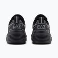 EA7 Emporio Armani Ace Runner Special dreifach schwarz / silberne Schuhe 10