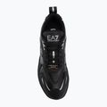 EA7 Emporio Armani Ace Runner Special dreifach schwarz / silberne Schuhe 5