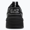 EA7 Emporio Armani Ace Runner Special dreifach schwarz / silberne Schuhe 6