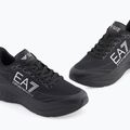 EA7 Emporio Armani Wave Cracking voll schwarz / Silber Schuhe 13