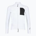 Herren EA7 Emporio Armani Ski Cortina Powerstretch Fz weißes Sweatshirt