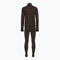 Damen-Set Funktionsunterwäsche EA7 Emporio Armani Ski Jacquard Knitted fancy brown animal print 2
