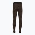 EA7 Emporio Armani Ski Jacquard Gestricktes ausgefallenes braunes animalisches Thermo-Unterwäsche-Set 8