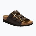 Damen-Pantoletten Scholl Rio Wedge Ad Med dark brown