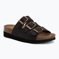 Damen-Pantoletten Scholl Rio Wedge Ad Med dark brown
