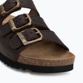 Damen-Pantoletten Scholl Rio Wedge Ad Med dark brown 7