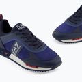 EA7 Emporio Armani Schwarz & Weiß Wildleder Sky Captain / Deep Cobal / Mineral Schuhe 6