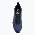 EA7 Emporio Armani Schwarz & Weiß Wildleder Sky Captain / Deep Cobal / Mineral Schuhe 5