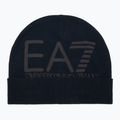 EA7 Emporio Armani Berg Sichtbarkeit Beanie Asphalt / schwarz Wintermütze