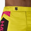 Herren Hayabusa Icon Mid-Thigh MMA Trainingsshorts gelb/blau 5