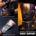Hayabusa Marvel's Batroc lila/goldene Boxhandschuhe 16