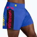 Hayabusa Icon Kickboxing Herren Trainingsshorts blau/gelb 2