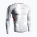 Rashguard Longsleeve Herren Hayabusa Apex Rash Guard white/coral