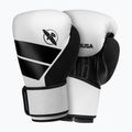 Hayabusa S4 schwarz und weiß S4BG Boxhandschuhe 7